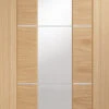 XL Portici Fully Finished Oak Door With Clear Glass