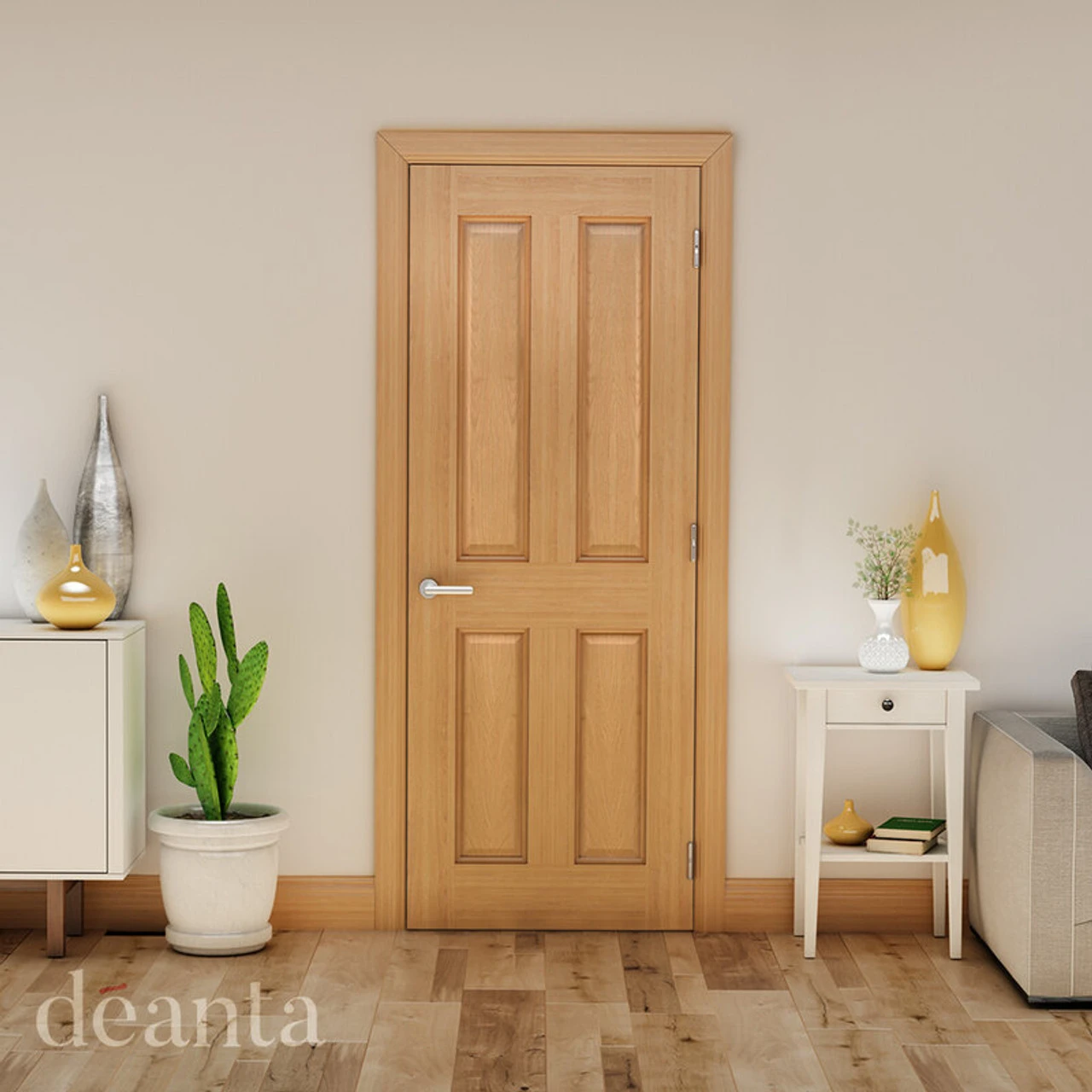 Deanta Bury Fully Finished Oak Fire Door 5 Deanta Bury Fully Finished Oak Fire Door - Image 3