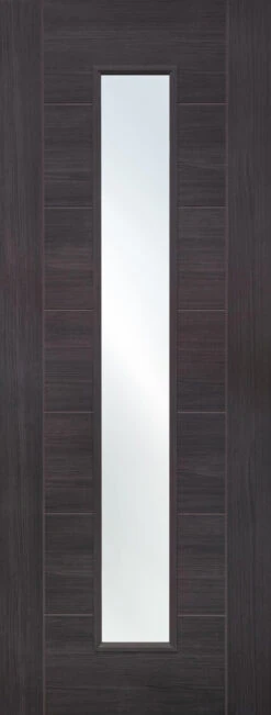 XL Umber Grey Laminate Palermo With Clear Glass Door