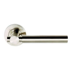 Astro Passage Door Lever On Round Rose SNP