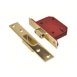 Door Deadlock PB 5-Lever Mortice Visi 67mm