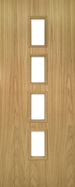 Deanta Galway Oak Glazed Fire Door