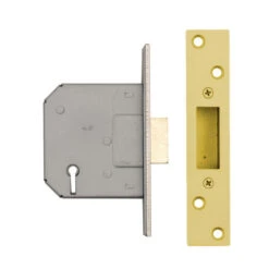 Door Deadlock 5 Lever Mortice SS 63mm