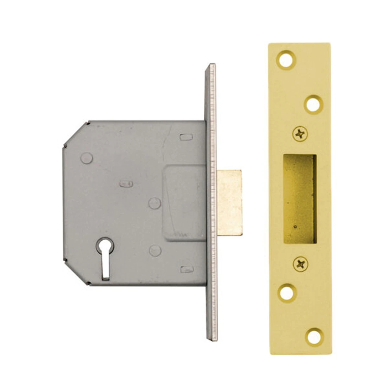 Door Deadlock 5 Lever Mortice SS 63mm 3 Door Deadlock 5 Lever Mortice SS 63mm