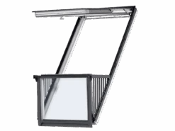 Velux GDL 2066P1 Roof Balcony White Painted (Various Sizes)