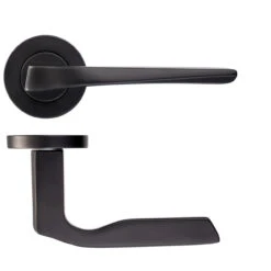 LPD Carina Premium Plus Matt Black Door Handle 230 X 160 X 60mm