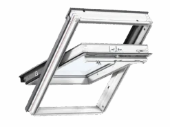 Velux GGL 2070Q Manual Centre Pivot White Painted Security Roof Window (Various Size)