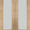 XL Ravenna Internal Oak Door Pair With Clear Glass 1981 X 1524 X 40mm (60 Inch)