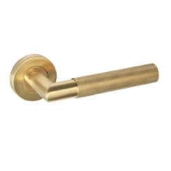 LPD Zurich Satin Gold Door Handle 180 X 137 X 65mm