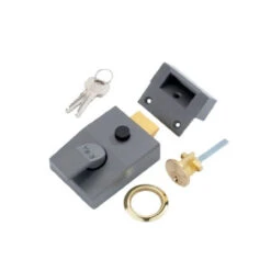 Yale Night Latch Brass Effect 60mm