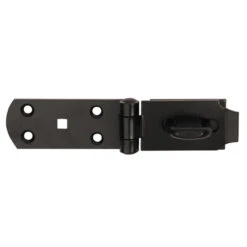 Hasp And Staple Medium Duty Black 203mm