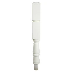 Richard Burbidge Intermediate Newel Turning White Primed 710 X 90mm
