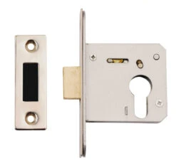 Europrofile Contract Mortice Deadlock Firebrand Lock Plate SSS 76mm