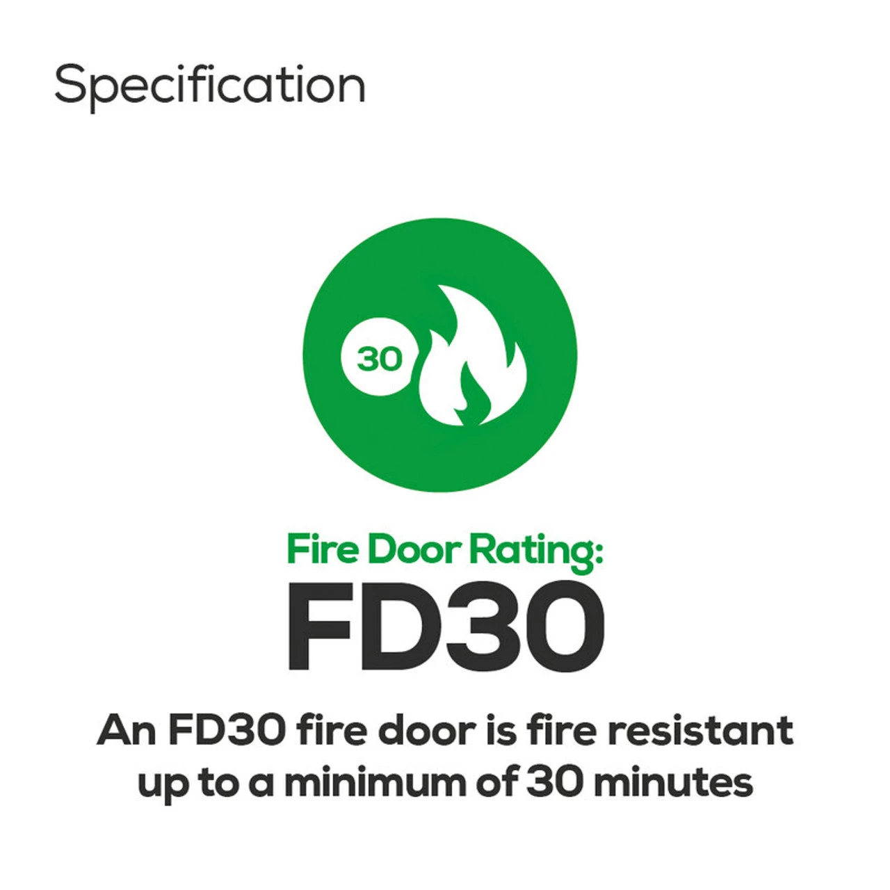 Deanta Bury Fully Finished Oak Fire Door 11 Deanta Bury Fully Finished Oak Fire Door - Image 9