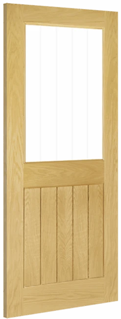 Deanta Ely Fully Finished Oak 1L Half Glazed Door -House Flex Shop t.tlx rlr7AJi.Rr7Mm55Fsr.rDx rO.r7XQIrlMapBrA 55304.1700735308