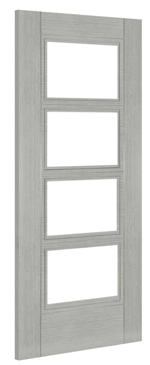 Deanta Montreal Fully Finished Light Grey Ash Glazed Fire Door 5 Deanta Montreal Fully Finished Light Grey Ash Glazed Fire Door - Image 3