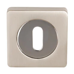 Ultimo Lever Keyhole Escutcheon On Square Rose PCP