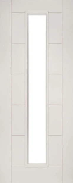 Deanta Seville White Primed 1L Glazed Door