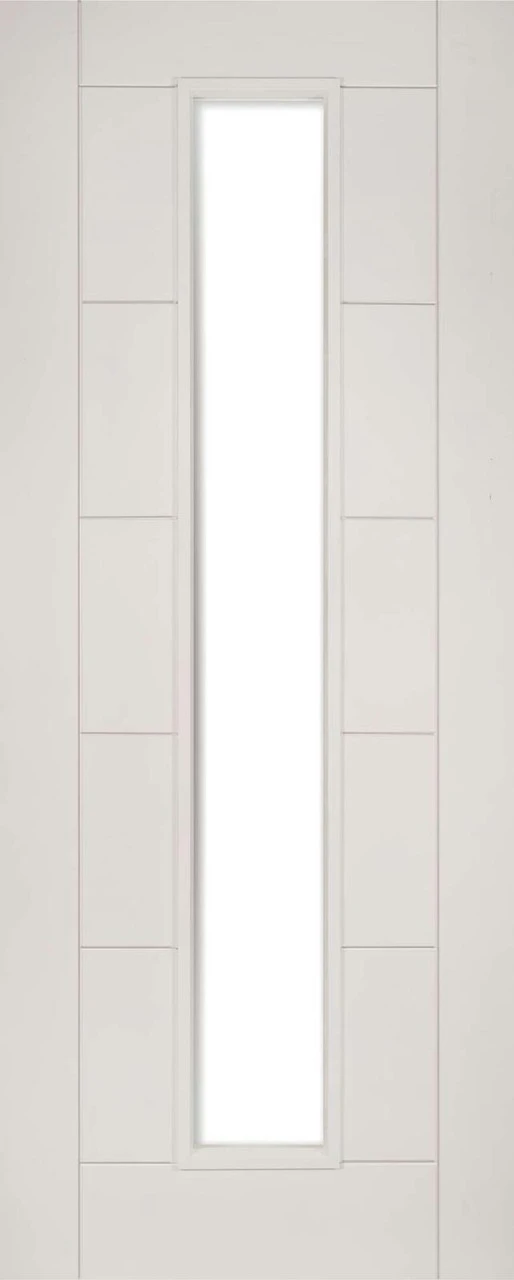 Deanta Seville White Primed 1L Glazed Door 3 Deanta Seville White Primed 1L Glazed Door