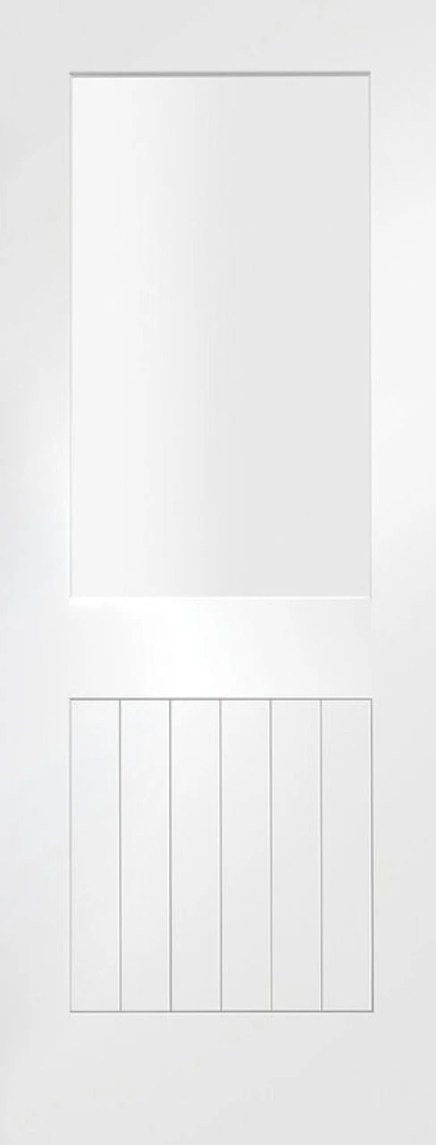 XL Suffolk Internal White Primed Door With Clear Glass 3 XL Suffolk Internal White Primed Door With Clear Glass