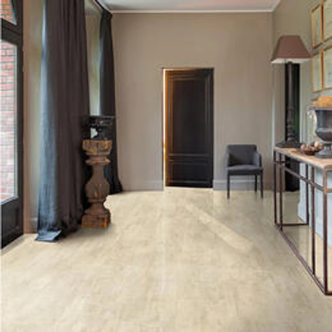 Quick Step Ambient Click Tile Cream Travertine Livyn Vinyl Flooring (2.080m2) 4 Quick Step Ambient Click Tile Cream Travertine Livyn Vinyl Flooring (2.080m2) - Image 2